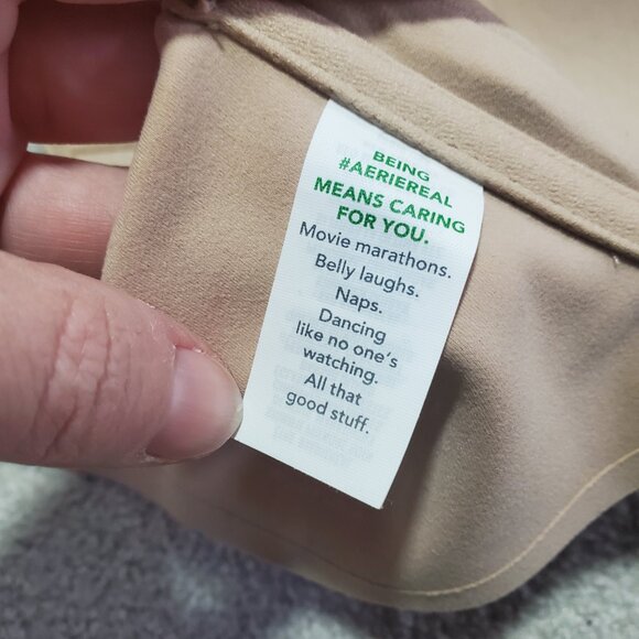 AERIE Smoothez Full Coverage Lightly Lined Bra Padded Underwire Nude Women's 38D - Picture 10 of 13